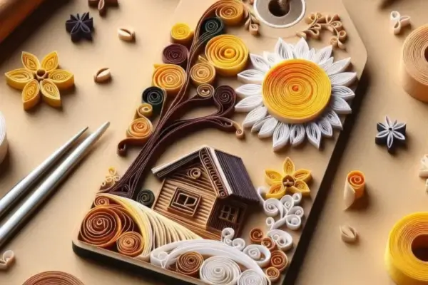 Tags de Presente Artesanais em Quilling