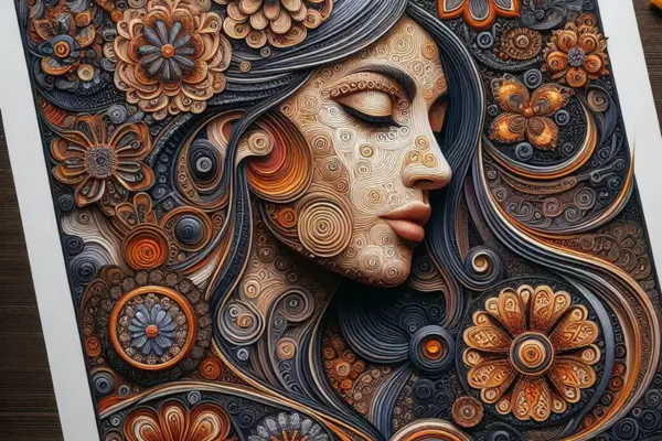 Retratos Detalhados Em Quilling: A Arte de Capturar Emoções em Papel
