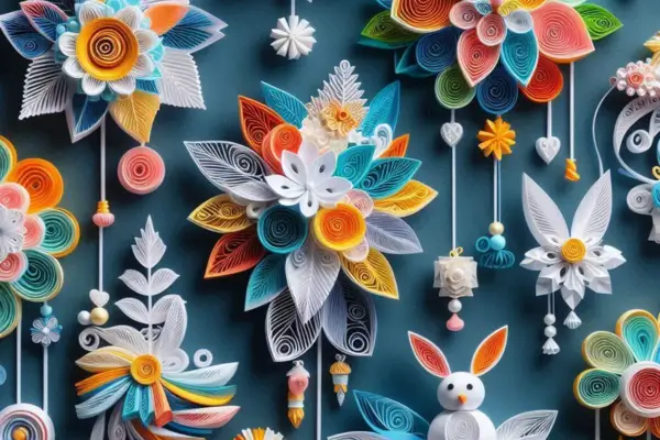Quilling 3D: Decorações para Festas e Eventos em Estilos Modernos