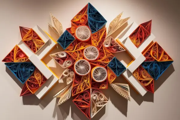 Integração entre Quilling e Origami para Exposições de Arte Contemporânea