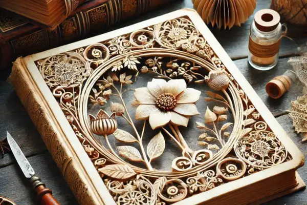 Arte em Livros Antigos: Transforme Páginas em Quadros com Técnicas de Papercutting