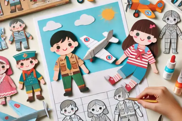 Brinquedos Educativos de Papel: Crie Aviões, Bonecos e Puzzles para Crianças