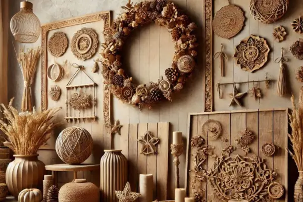 Decoração Rústica com Papel Kraft: Painéis para Ambientes Sofisticados