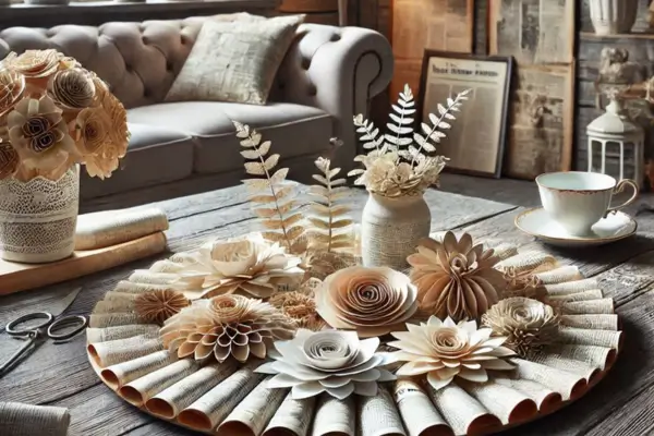 Decoração com Jornais Reciclados: Transforme Papel em Peças Sofisticadas para a Casa