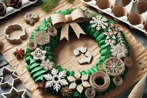 Guirlandas Natalinas Sustentáveis: 5 Moldes Exclusivos Feitos com Papel