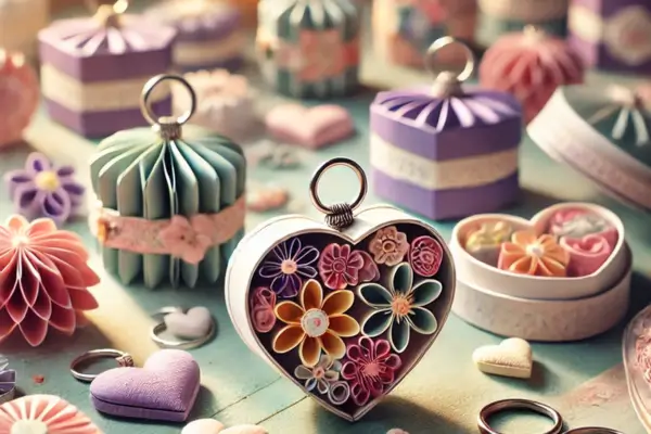 Relicários Dobráveis: Crie Peças Sentimentais com Dobraduras de Papel