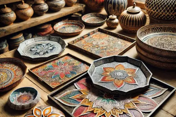 Bandejas Artesanais: Elegância e Utilidade com Papel Endurecido